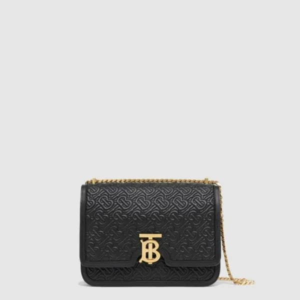버버리 여성 미듐 퀼티드 모노그램 TB 백 - Burberry Womens Medium Q… - 1