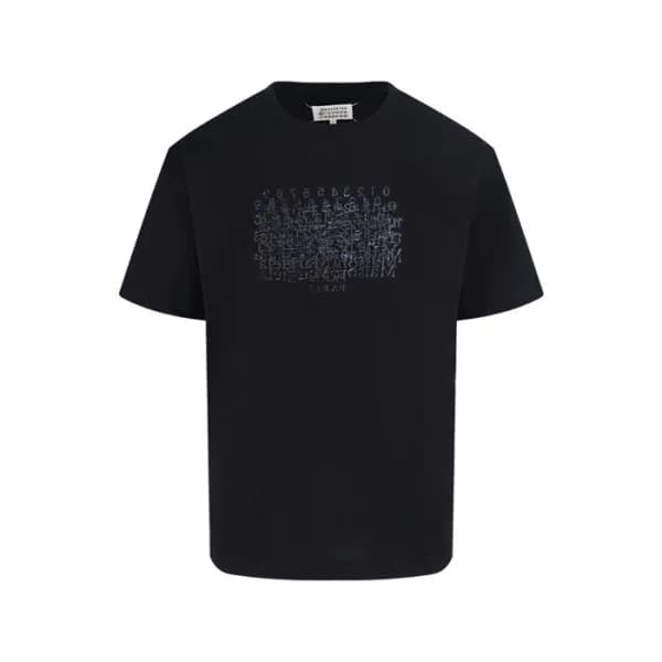 메종 마르지엘라 남성 반팔 티셔츠 - Maison Margiela Mens Round Ts… - 1