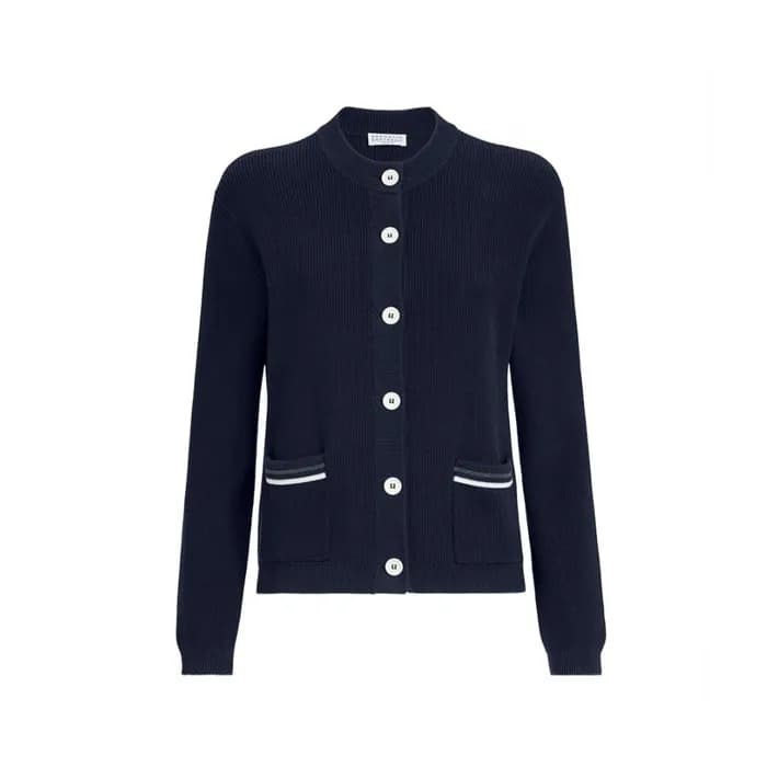 브루넬로쿠치넬리 여성 라운드 가디건 - Brunello Cucinelli Womens Round Cardigan - brc16595x - 1