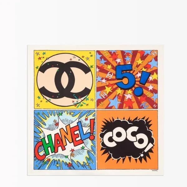 샤넬 여성 스퀘어 스카프 - Chanel Womens Square Scarf - acc8753x - 1