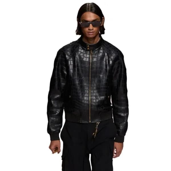 루이비통 남성 가죽 자켓 - Louis vuitton Mens Leather Jacket - lvc17040x - 1