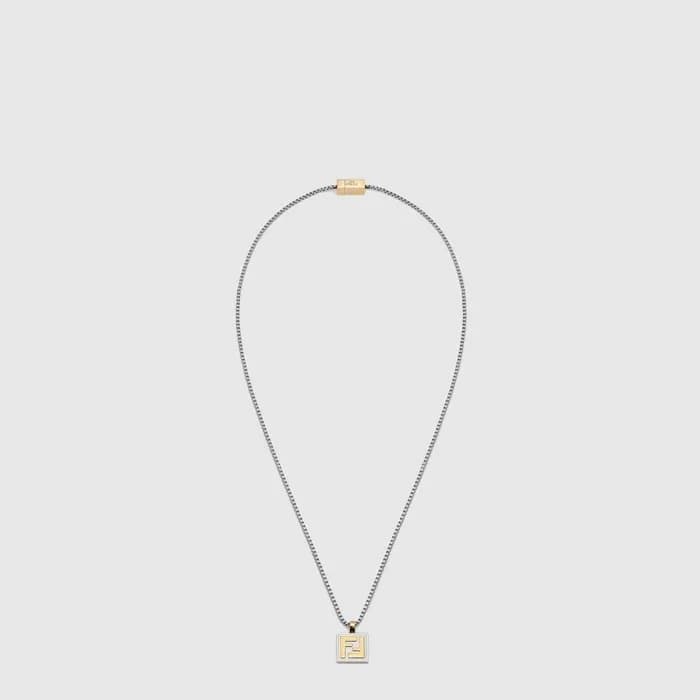 펜디 남성 더블 F 네크리스 - Fendi Mens Double F Necklace - acc10168x - 1