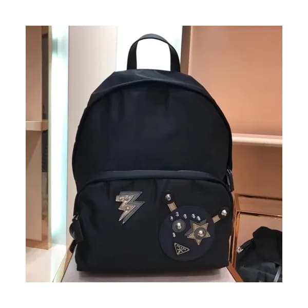 Prada 2018 Back Pack,40CM - 프라다 2018 신상 남여공용 백팩 2V… - 1