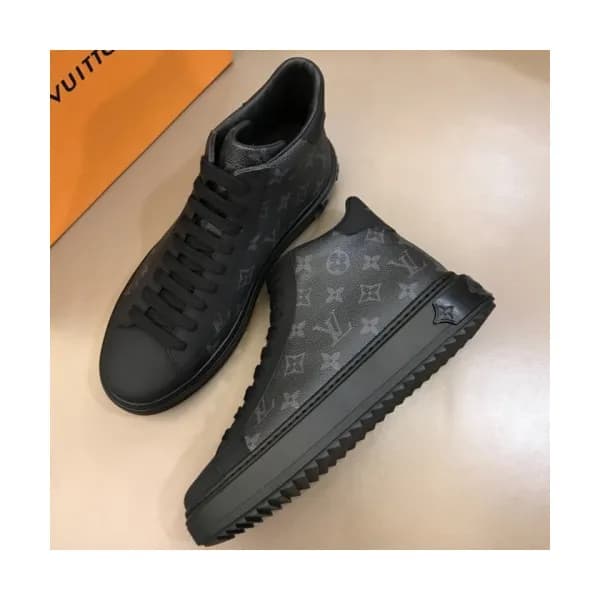 LOUIS VUITTON 2018 MENS LEATHER ANKLE SKEAKERS - 루… - 1