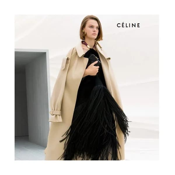 Celine 2018 Ladies Trench Leather Coat - 셀린느 여성 레더… - 1