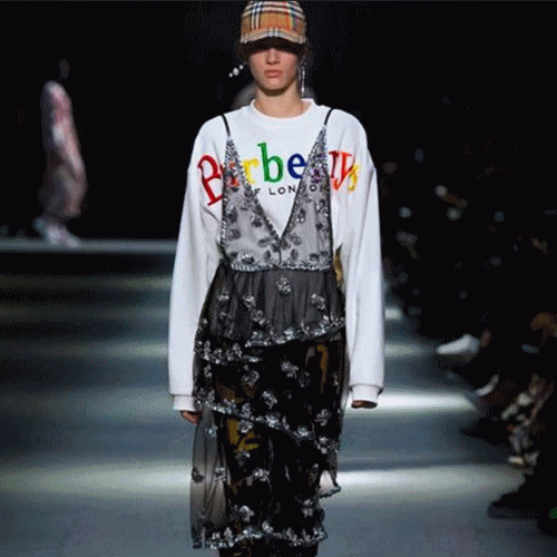 Burberry 2018 MM/WM Rainbow French Terry Cotton Ho… - 1