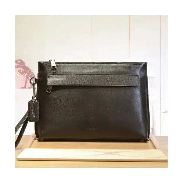 Coach Leather Clutch Bag,29cm - 코치 레더 남성용 클러치백 286… - 1