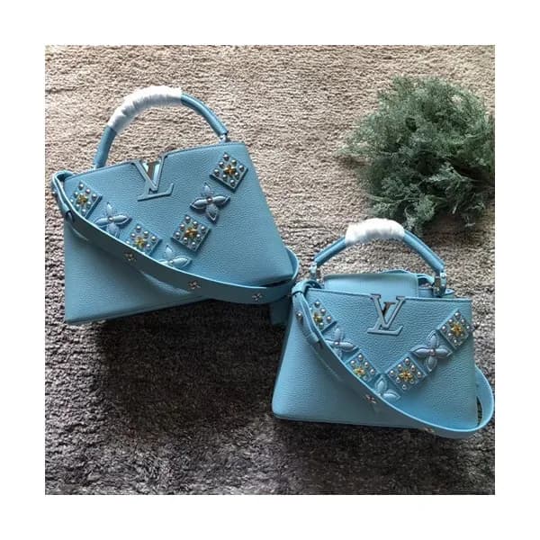 [커스텀급]Louis Vuitton Capucines Flower Smile Tote Sh… - 1