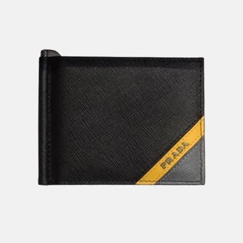 Prada 2018 Mens Saffiano Leather Money Clip - 프라다 … - 1
