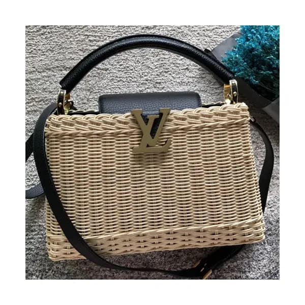 Louis Vuitton Capucines Tote Shoulder Bag,27cm - 루… - 1