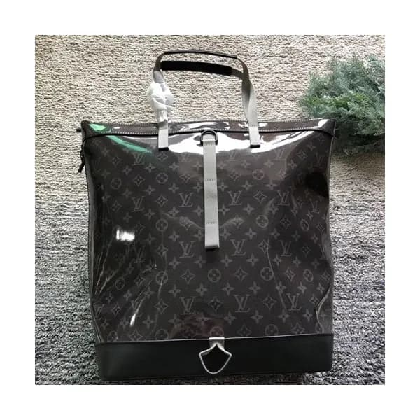 Louis Viutton Monogram Titanium Zip Tote Back Pack… - 1