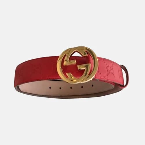 Gucci 2019 Ladies GG Logo Leather Belt - 구찌 신상 여성 … - 1