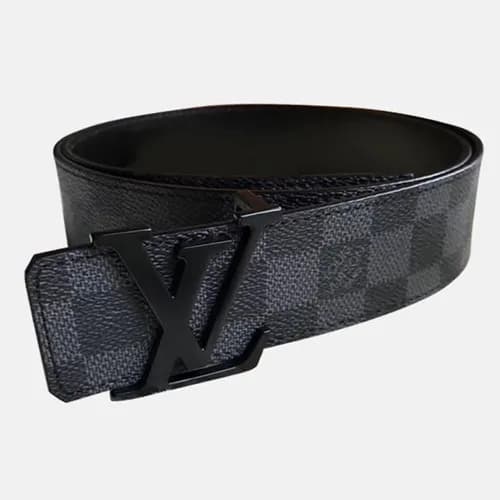 Louis vuitton 2019 Mens Damier Initial Leather Bel… - 1