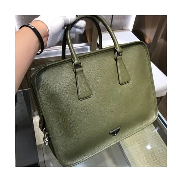 Prada Saffiano Mens Business Bag ,37.5CM - 프라다 사피아… - 1