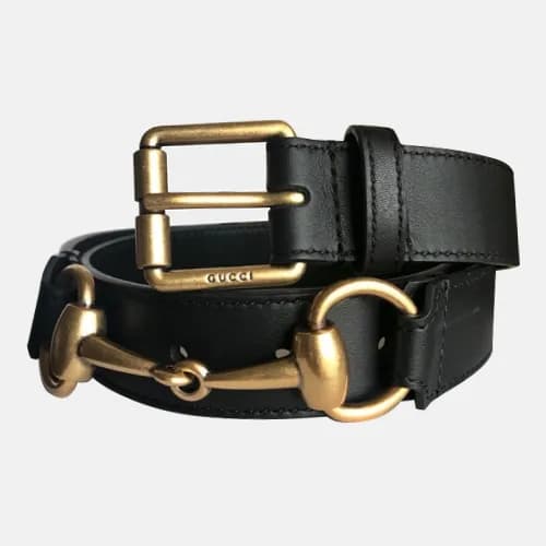 Gucci 2019 Mens Horsbit Buckle Leather Belt - 구찌 남… - 1