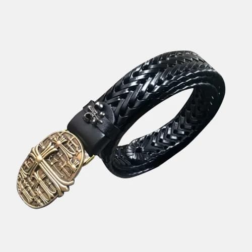 Chrome Hearts 2019 Mens Vintage Steel Buckle Handi… - 1