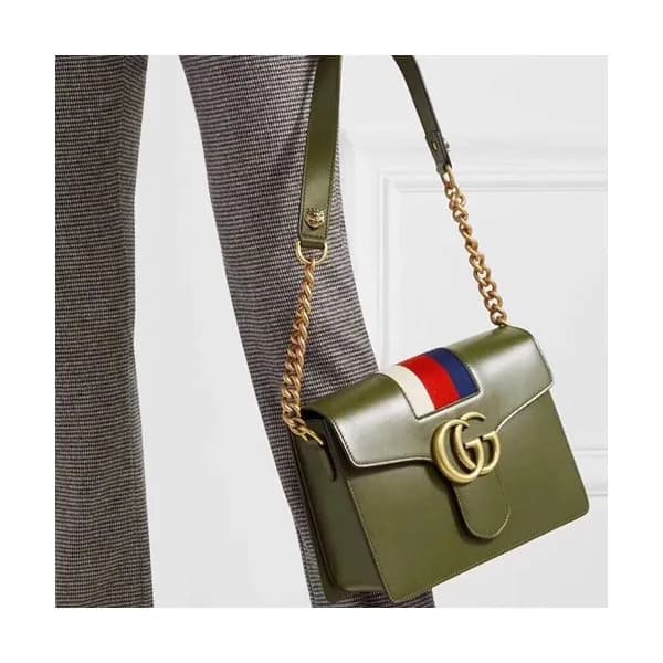 Gucci GG Marmont Women Chain Shoulder Bag,27CM - … - 1