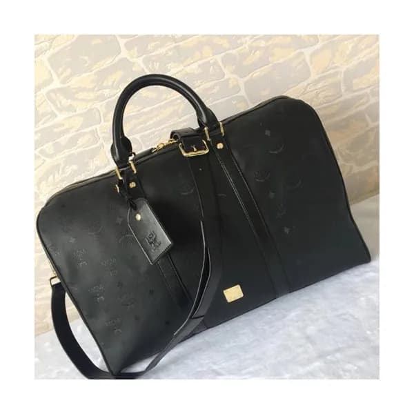 MCM Visetos Canvas Boston Bag,50.5cm - 엠씨엠 비세토스 캔버… - 1