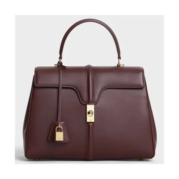 Celine 16 Leather Medium Tote Shoulder Bag,32CM - … - 1