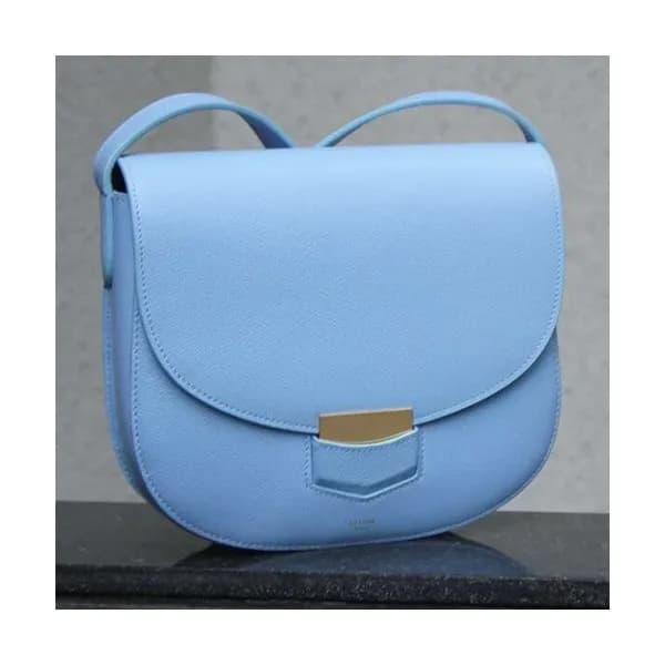 Celine Leather Trotteur Large Shoulder Bag,23CM - … - 1