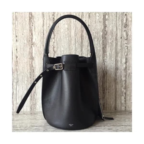 Celine 2019 Leather Bigbag Bucket Tote Bag,30CM - … - 1