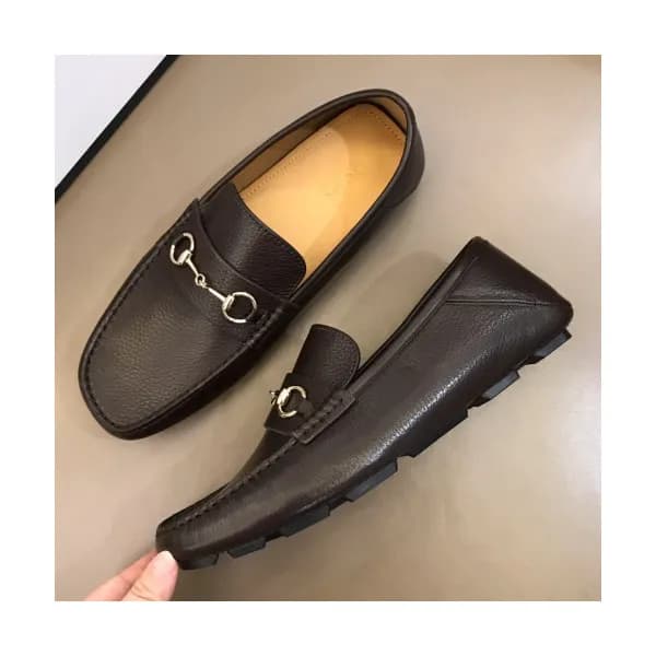 [클래식]Gucci 2019 Mens Horsbit Leather Drive Loafer-… - 1