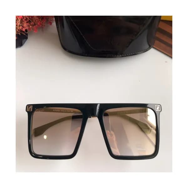 Fendi 2019 Mm/Wm Metal Logo Modern Acrylic Frame S… - 1
