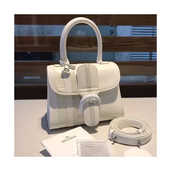 Delvaux 2019 Brillant Leather Tote Shoulder Bag,20… - 1