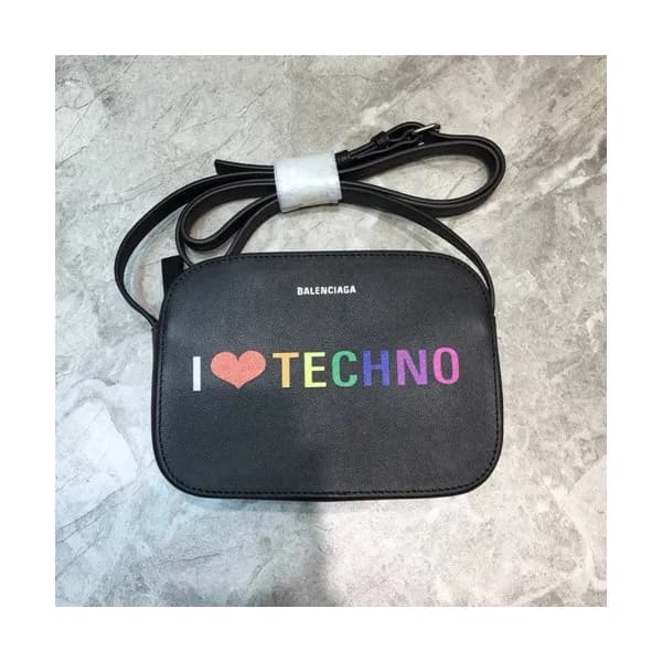 Balenciaga 2019 Leather Ville Camera Shoulder Bag,… - 1
