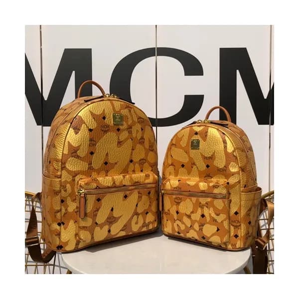 MCM 2019 Stark Visetos Back Pack,26/34cm - 엠씨엠 201… - 1