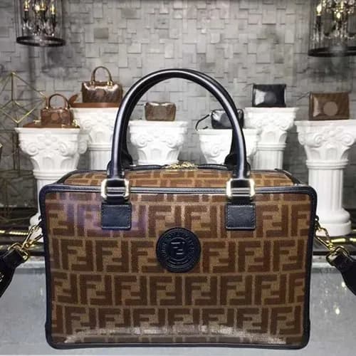 Fendi 2019 Boston Small Tote Shoulder Bag,31cm - 펜… - 1