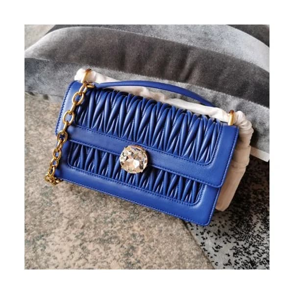 MiuMiu 2019 Solitaire Matelasse Chain Shoulder Cro… - 1