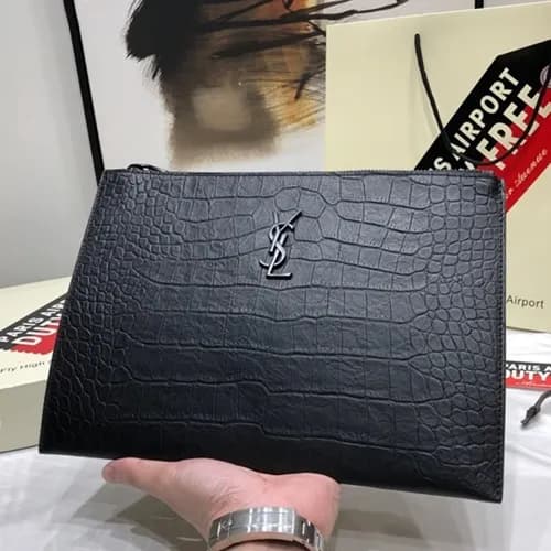 Saint Laurent 2019 Women Monogram Clutch Bag,29.5C… - 1