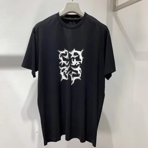 Givenchy 2019 Mm/Wm Logo Oversize Cotton Short Sle… - 1