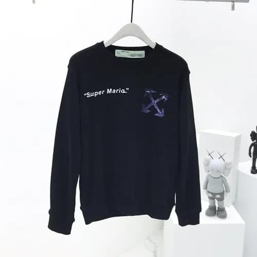 Off-White 2019 Mm/Wm Logo Wolf Cotton Hood Tee -오프… - 1