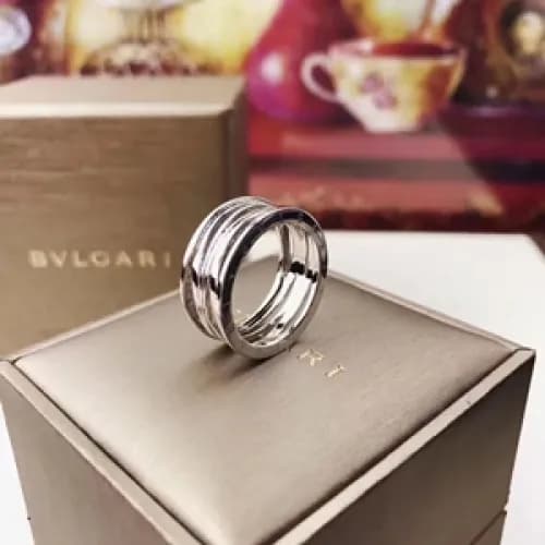 BULGARI White Gold ring - 불가리 여성용 화이트 골드 반지 BUL00… - 1