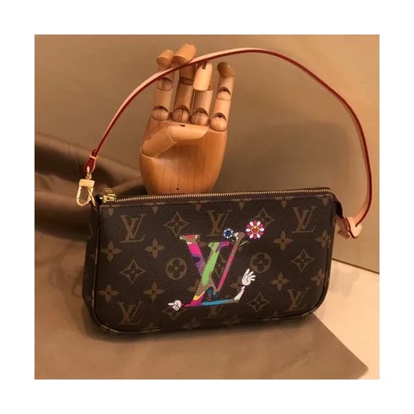 Louis Vuitton 2019 Monogram Canvas Clutch Bag / To… - 1