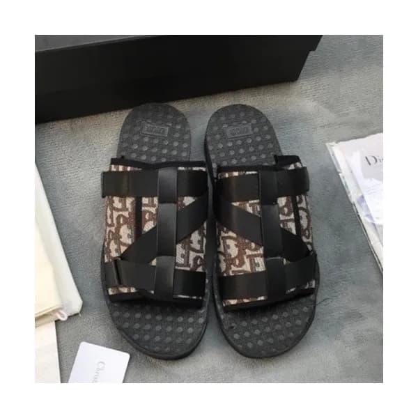 Dior 2019 Mens Canvas Slipper - 디올 2019 남성용 캔버스 슬리… - 1