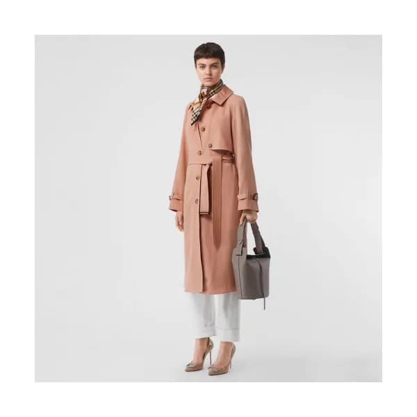 Burberry 2019 Womens Vintage Cotton Trench Coat - … - 1