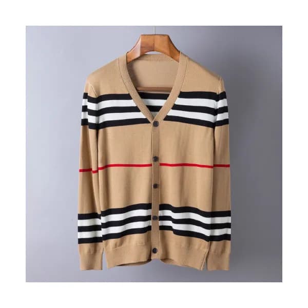 Burberry 2019 Mens Retro Logo V-neck Cardigan - 버버… - 1