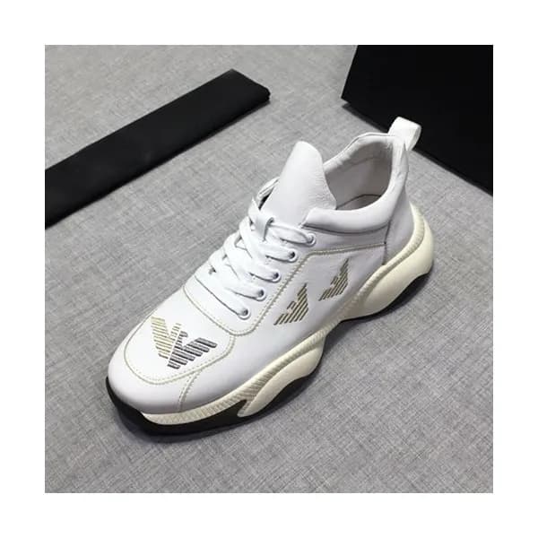 Armani 2019 Mens Leather Sneakers - 알마니 2019 남성용 … - 1