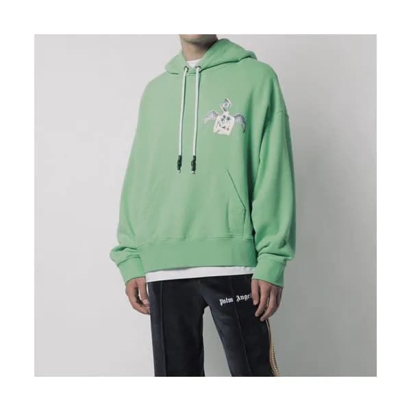 Palm Angels 2019 Mm/Wm Logo Oversize Cotton Hood … - 1