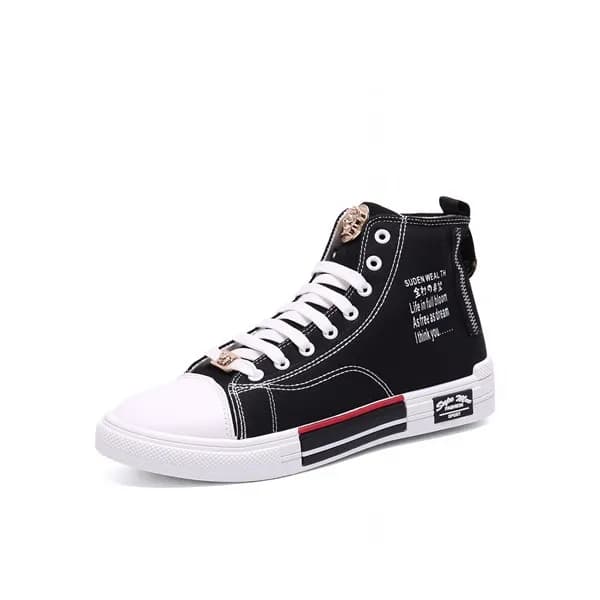 Versace 2019 Mens Canvas Sneakers - 베르사체 2019 남성용 … - 1