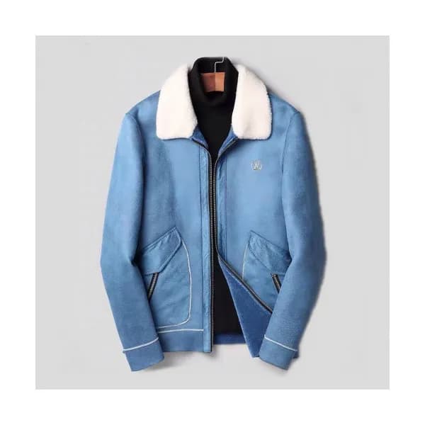Louis vuitton 2019 Mens Logo Leather Jacket - 루이비통… - 1