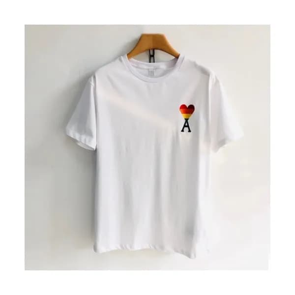 Ami 2019 Mm/Wm Casual Cotton Short Sleeved Tshirt … - 1