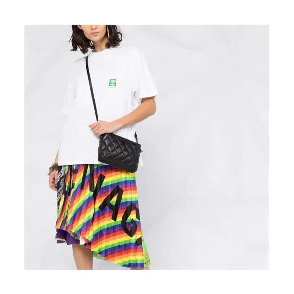 Balenciaga 2019 Mm/Wm Oversize Logo Cotton Short S… - 1