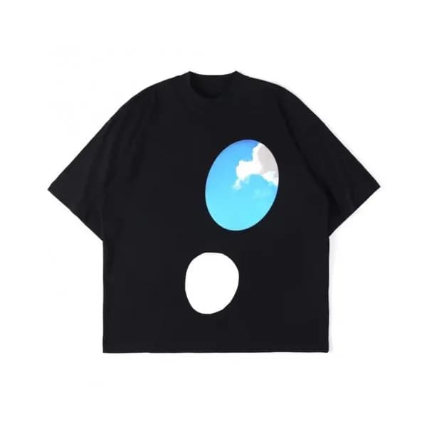 Kanye west 2019 Mm/Wm Logo Oversize Cotton Short S… - 1