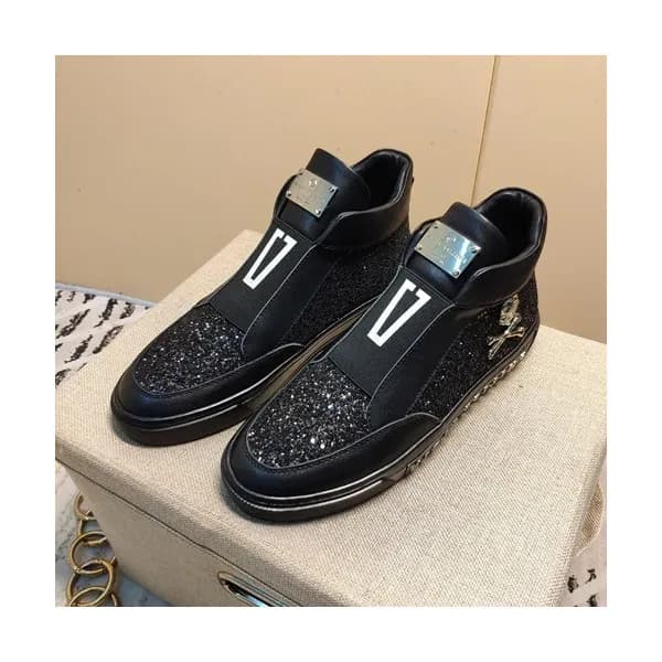 Philipp plein 2019 Mens Leather Sneakers - 필립플레인 … - 1