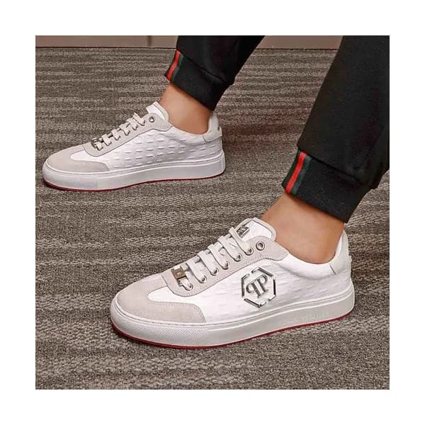 Philipp plein 2020 Mens Leather Sneakers - 필립플레인 … - 1