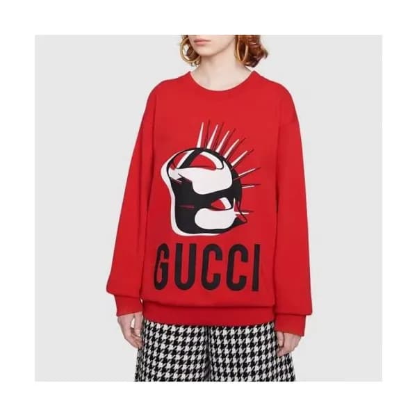 [구찌]Gucci 2020 Mm/Wm Logo Crew-neck Cotton Oversiz… - 1